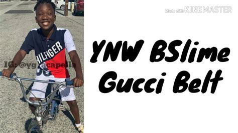 YNW BSlime – Gucci Belt Lyrics 